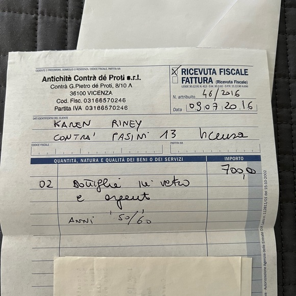 Silver basketed antique wine bottles - Picture 5 of 6